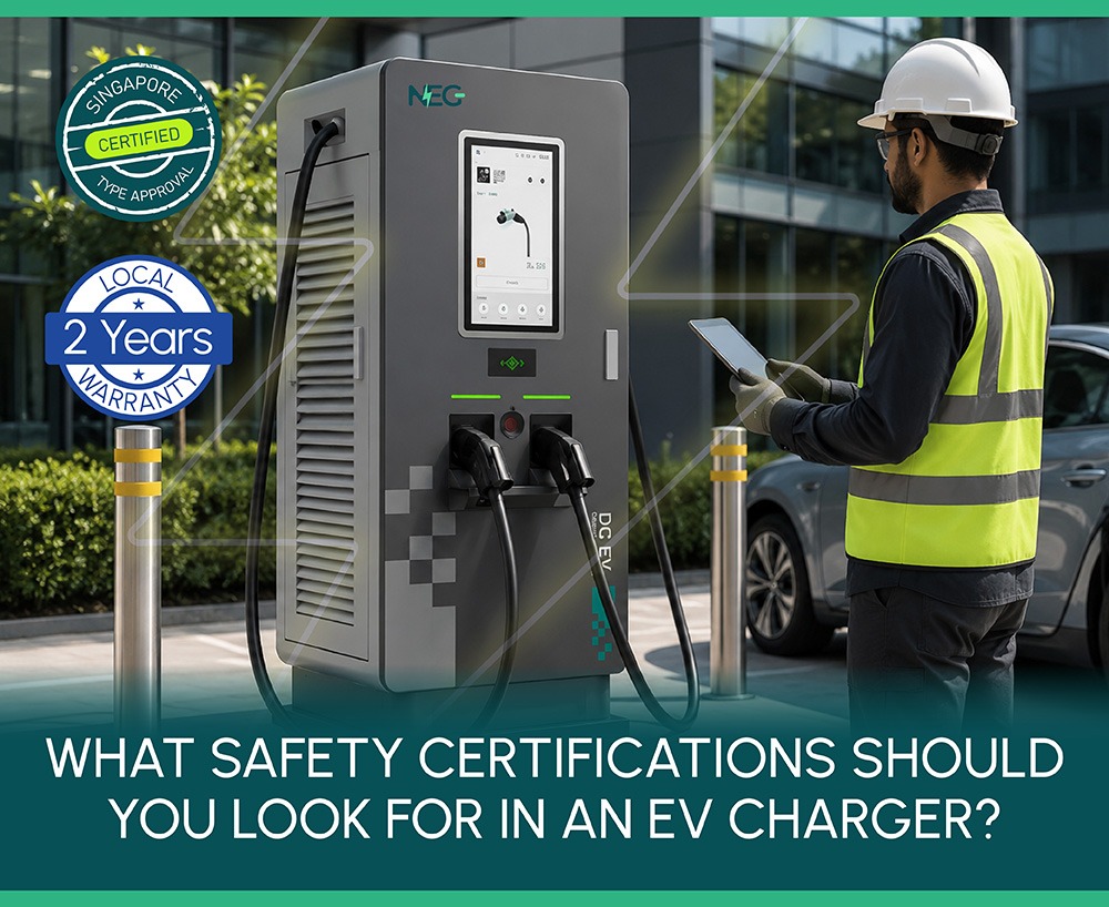 NEG - What Safety Standards and Certifications Should You Look for in an EV Charger NEG - What Safety Standards and Certifications Should You Look for in an EV Charger