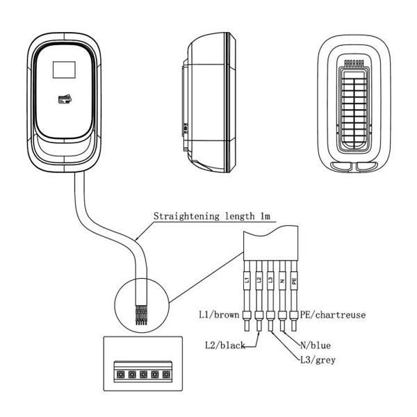 NEG 7kw11kw22kw Smart Charger Installation